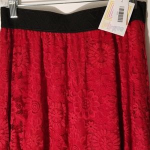 Lularoe Lucy - Red Maxi - Small